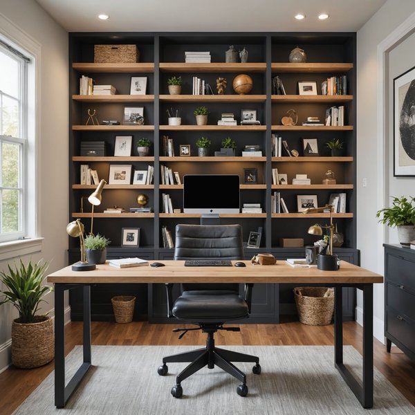 Wie gestaltet man ein Homeoffice, das sowohl für Arbeit als auch für Entspannung genutzt werden kann?